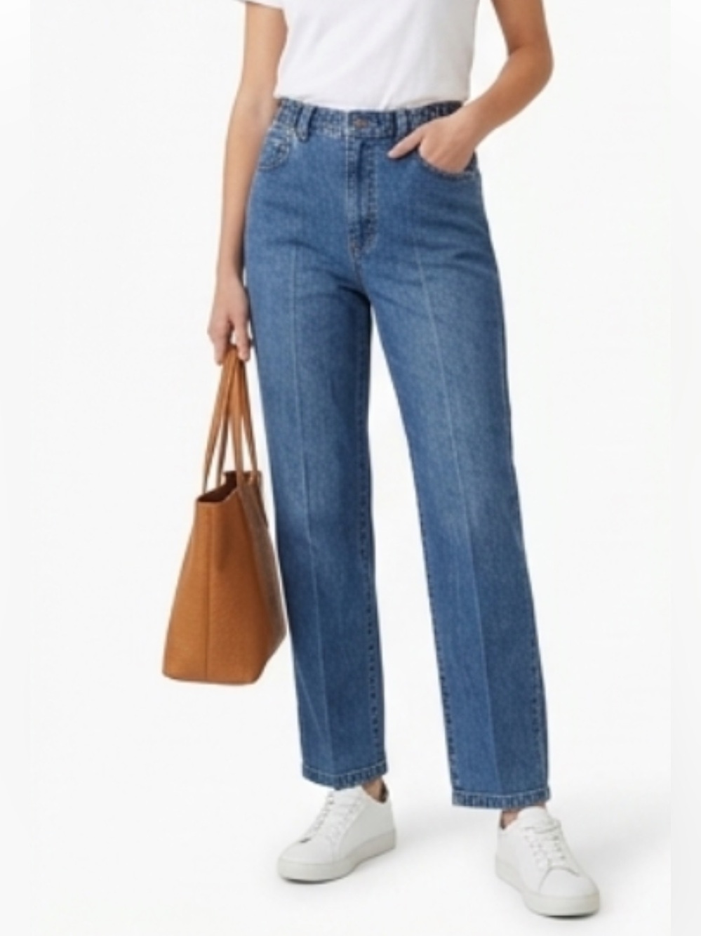 Alfred Dunner Women's Straight Leg Jeans - Petite